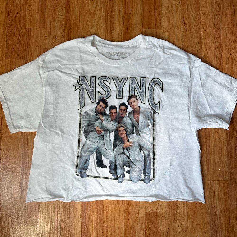 NSYNC Graphic Band Tee - White